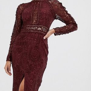 Lace Midi Dress by Asos
